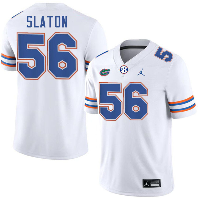 T.J. Slaton Florida Jersey,Florida Gators #56 T.J. Slaton Jersey Youth Uniforms-White